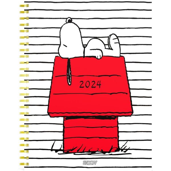 Calendrier mural Erik Peanuts, Snoopy 29,7x42cm (2024)