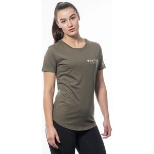 Wolftech Gymwear Sportshirt Dames - Olijfgroen - XS - Fitness - Sportkleding Dames