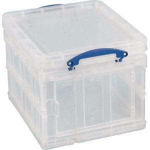 Really Useful Box 35 liter opvouwbaar transparant