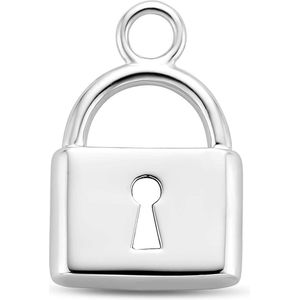 MI MONEDA Lock Charm - Zilver 925 - Zilverkleurig