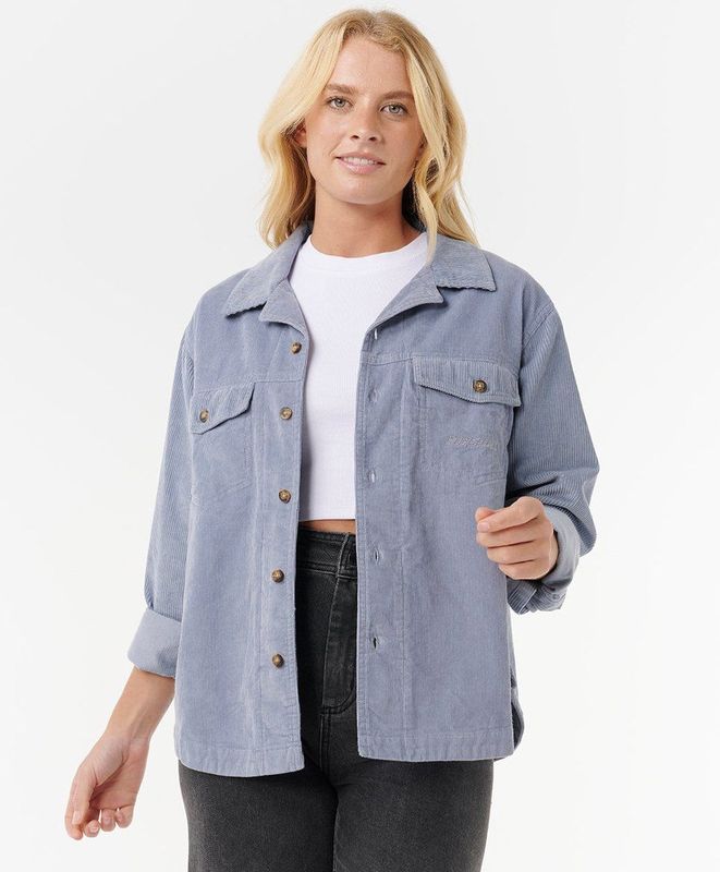 Rip Curl Stevie Cord Overhemd Met Lange Mouwen