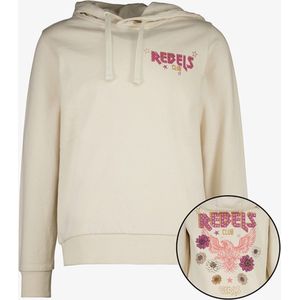 TwoDay meisjes hoodie met backprint - Wit - Maat 170