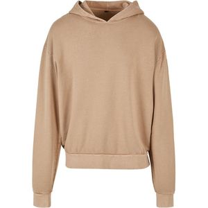Build Your Brand - Acid Washed - Oversized Sweatshirt - Beige