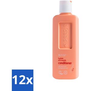 12 x Seepje - Conditioner - Hydrate & Nourish - Verzorgt en Voedt het Haar - 300 ml - Haar Conditioner - Hydraterende Conditioner - Natuurlijke Conditioner - Vegan Conditioner - Conditioner Voor Droog Haar