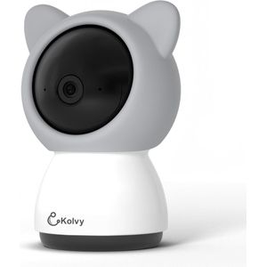 Kolvy® Babyfoon Pro Losse Camera - Intelligente Baby Monitor Uitbreiding - Babyfoon met Camera en App - 1080p - Nachtzicht - Tweeweg Audio