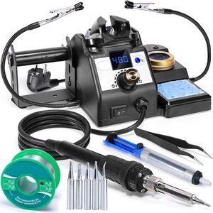 Ultimate Soldeerstation Set: 926LED-IV 60W Met Handige Accessoires En ESD-Veilig Pincet