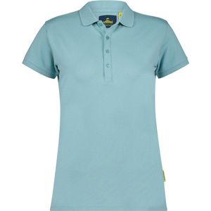 NOMAD® Polo Piqué Dames | Maat S | Blauw | Polo Shirt Korte Mouw | Luchtig Katoen | Sneldrogend