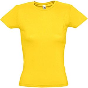 SOLS Dames/dames Miss Korte Mouwen T-Shirt (Goud)