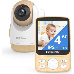 Video-babyfoon met camera en nachtzicht - Draagbare 2-weg audio babyfoon met lange batterijduur