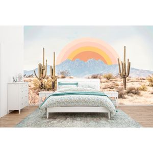Cactussen - Planten - Natuur - Zon - Behangpapier