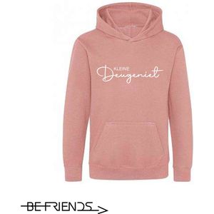 Be Friends Hoodie - Kleine deugeniet - Kinderen - Roos - Maat 1-2 jaar