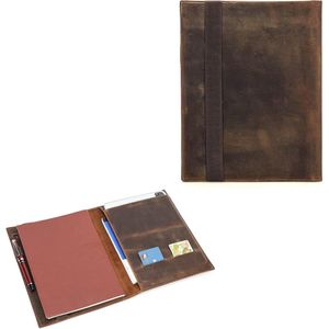 Lederen Notebook Cover B5 Notepad - Schetsboek - Multifunctioneel - Beschermhoes voor 109/11 inch iPad Mini - Hervulbaar - Reizigers Journal Cover
