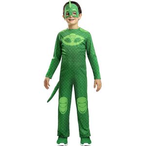 FUNIDELIA PJ Masks Gekko kostuum voor jongens - 3-4 jaar (98-110 cm)