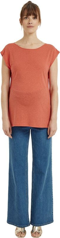 Vertbaudet Zwangerschapsshirt met voor- en achterkant van linnenmix