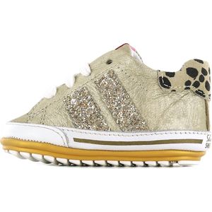 Baby | Babysneakers | Meisjes | Gold | Leer | Shoesme | Maat 22