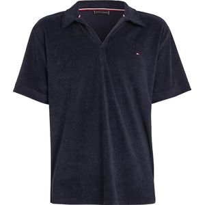Tommy Hilfiger Terry polo heren donkerblauw
