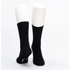 WeirdoSox Bamboe herensokken / damessokken Zwart - Naadloos - Anti zweet - Anti bacterieel - 6 Paar - Maat 39/42