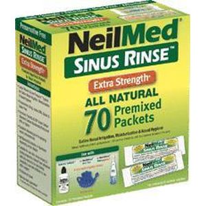 NeilMed - Nasaal spoelzout - extra sterk - voor neusdouche - verkouden verstopte neus hooikoorts