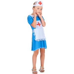 Blauw verpleegster kostuum voor meisjes - Verkleedkleding