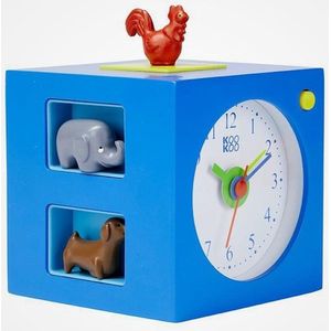 KOOKOO Kids Alarm, kinderwekker met dierengeluiden blauw