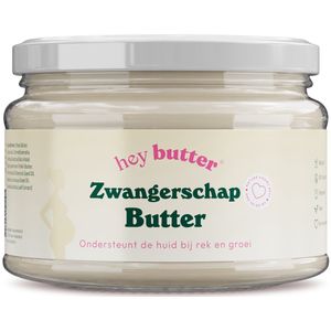 Zwangerschap Verzorging (100% Biologisch & Natuurlijk) - Zwangerschap Body Butter Voorkomt & Vermindert Striae - 250ml glazen pot