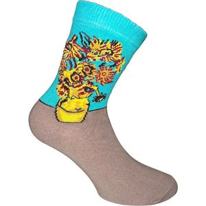 I Like Socks – Sunflower Kunstsokken | 1+1 Gratis, tweede paar verrassingsdesign