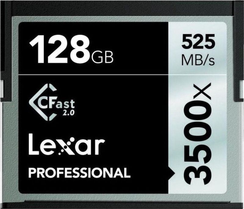 Lexar - Professional CFast 3500x - Geheugenkaart - 256 GB - R:525MB/s W:445MB/s UHS-II
