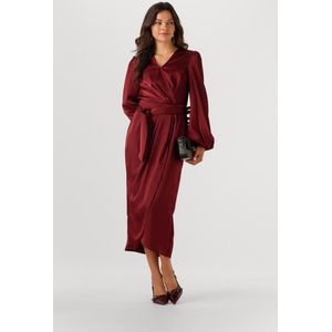 Notre-V - NV-GEMA - Jurk - Bordeaux - Midi - Wikkeljurk