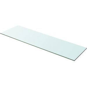 The Living Store Glasplank - 100 x 30 cm - 8 mm glasdikte - 15 kg draagvermogen