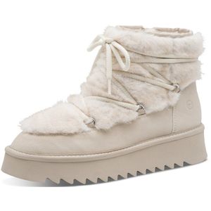 Tamaris dames enkellaars met plateauzool 1-26475-45 418 warme voering Beige