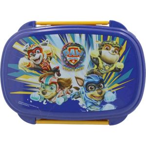 Paw Patrol - Broodtrommel met bestek - Blauw- Lunch - Kinderen