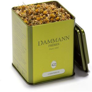 Dammann Frères - Camomille blikje N° 422 - 35 gram Kamille thee - Rustgevende kruidenthee - Voor 35 kopjes thee zonder theïne