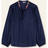 Oilily - Beaton long Blue blouse - Blauw - 36