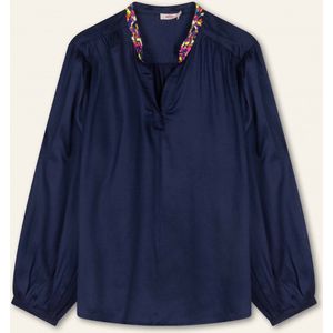 Oilily - Beaton long Blue blouse - Blauw - 36