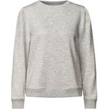 Street One Studio Dames Sweat met edelstenen in Grijs, in size: 34