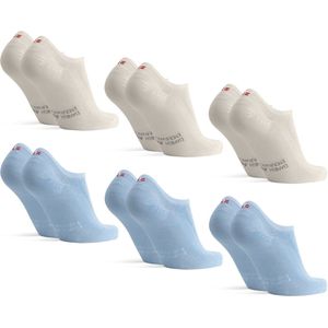DANISH ENDURANCE - Onzichtbare Bamboe Sokken - Unisex - Anti-Slip Hiel