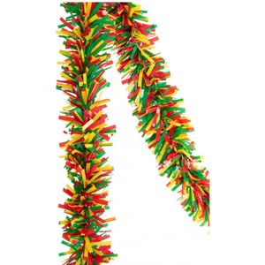 PVC slinger brandvertragend rood geel groen -500cm- Carnaval thema feest party festival versiering