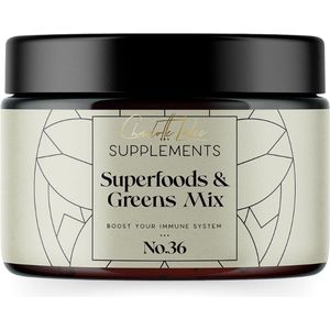 Spirulina - Greens Mix - 200 Gram - Natuurlijke Blend Van Groenten En Plantenextracten