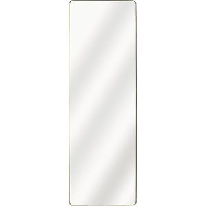 INSPIRE - Wandspiegel - Rechthoekige spiegel GLAM - B. 40 x H. 130 cm - Vergulde afwerking - Metalen frame