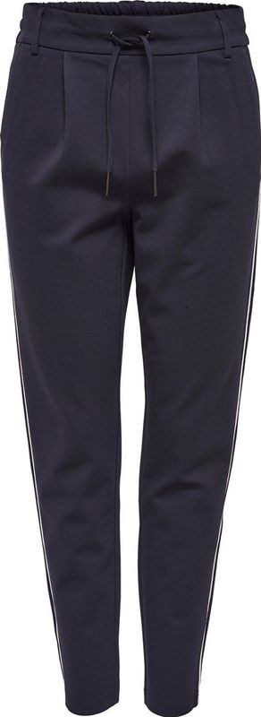 ONLY - ONLPoptrash - Bandplooibroek - Nachtblauw - Slimfit - 7/8 lengte