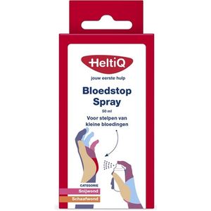 HeltiQ BloedStop Spray- 10 x 1 doosjes voordeelverpakking