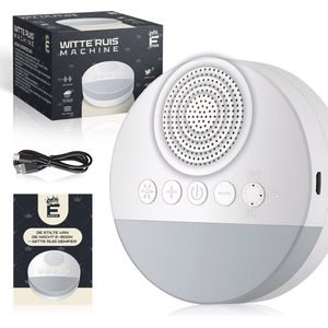 Eketa White Noise Machine - Slaaphulp met 20 geluiden - Slaaptrainer - Kalmerende Slaaphulp met Witte Ruis voor Volwassenen, Kinderen en Baby's - Inclusief USB-kabel