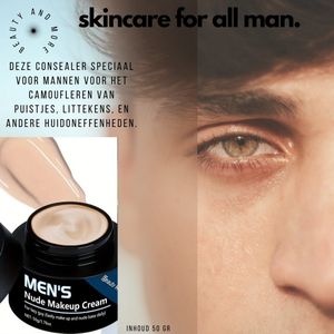 Gezichtscrème - huidverzorging mannen - Concealer crème mannen - dagcrème