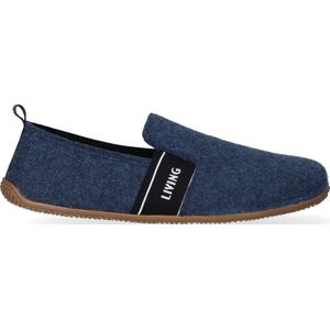 Living Kitzbühel Pantoffels T-Modell 4027/584 Midnight Navy | Blauw | Wolvilt | Maat 46 | LK40270584