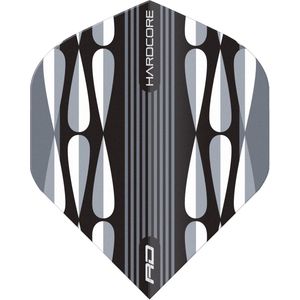 Red Dragon Hardcore Radical White Teardrop - Dart Flights