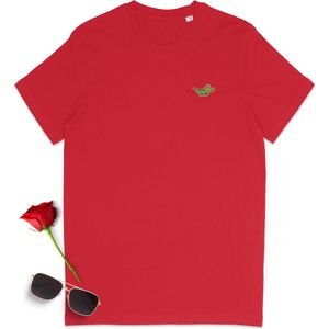 T shirt met krokodil print - Grappig tshirt heren en dames - Maten: S t/m 3XL - 4 shirt kleuren.