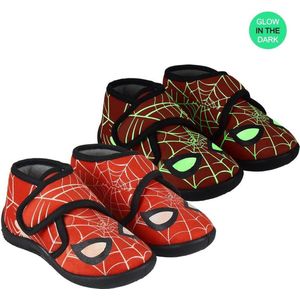 Marvel - Spiderman - Sloffen - Glow in de dark - Rood