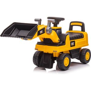 CAT Loader - Loopauto voor kinderen - 1 tot 3 jaar - Shovel - Beweegbare arm - Claxon - Geel/Zwart