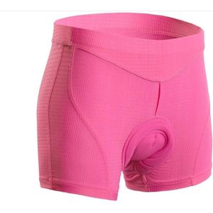 *** Fietsbroek - Zeembroekje - Fiets ondergoed - Met zeem - M - Unisex - Onderbroek voor fietsen - Fietsshort - Bilpijn bij fietsen - Roze - van Heble® ***