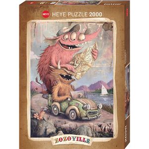Puzzel Road Trippin' (2000 stuks) - Heye Zozoville